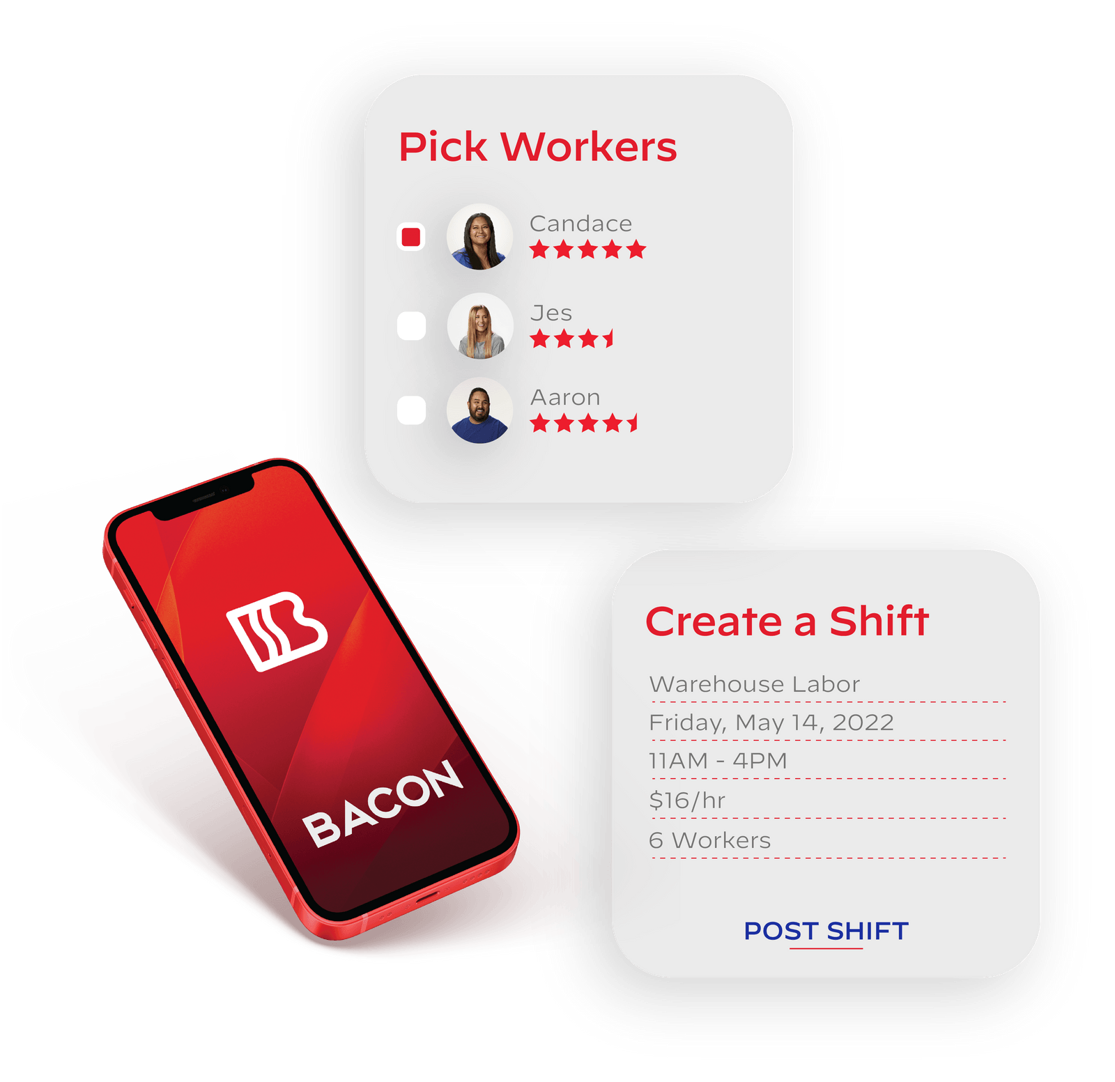 Bacon Work Hire OnDemand Temp Labor